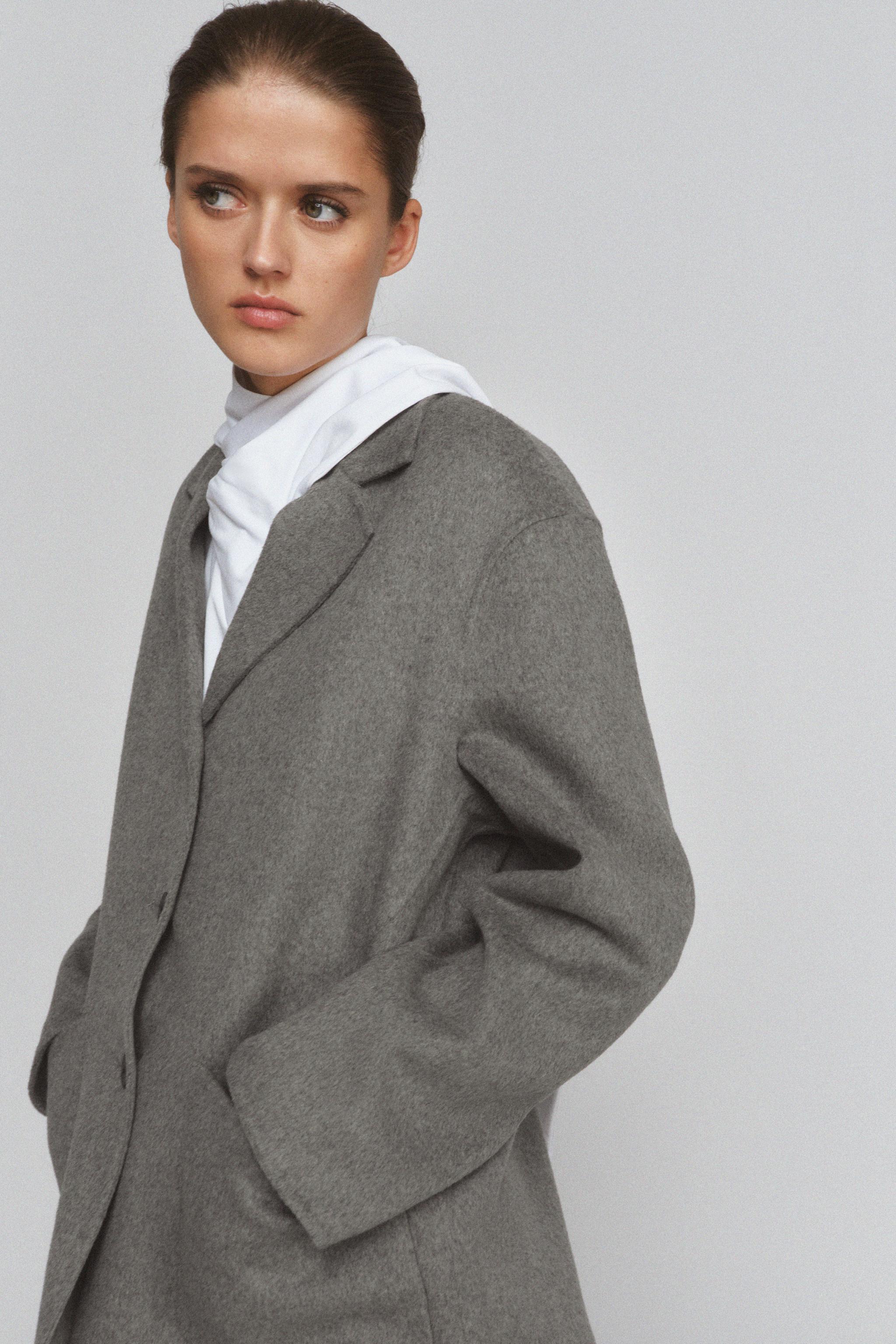 BLAZER EN MÉLANGE DE LAINE ZW COLLECTION