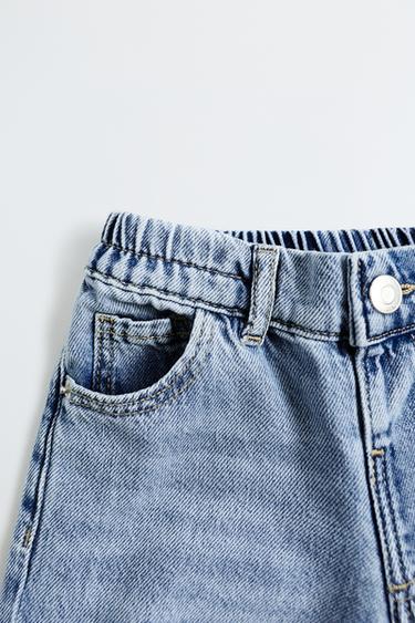 JEANS BAGGY - أزرق وسط الخاص بـ Zara