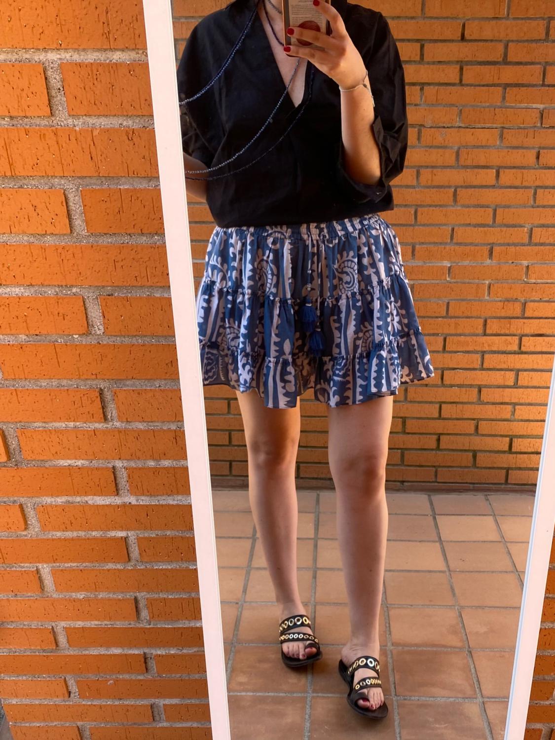 PRINTED SHORT SKIRT - Image 8