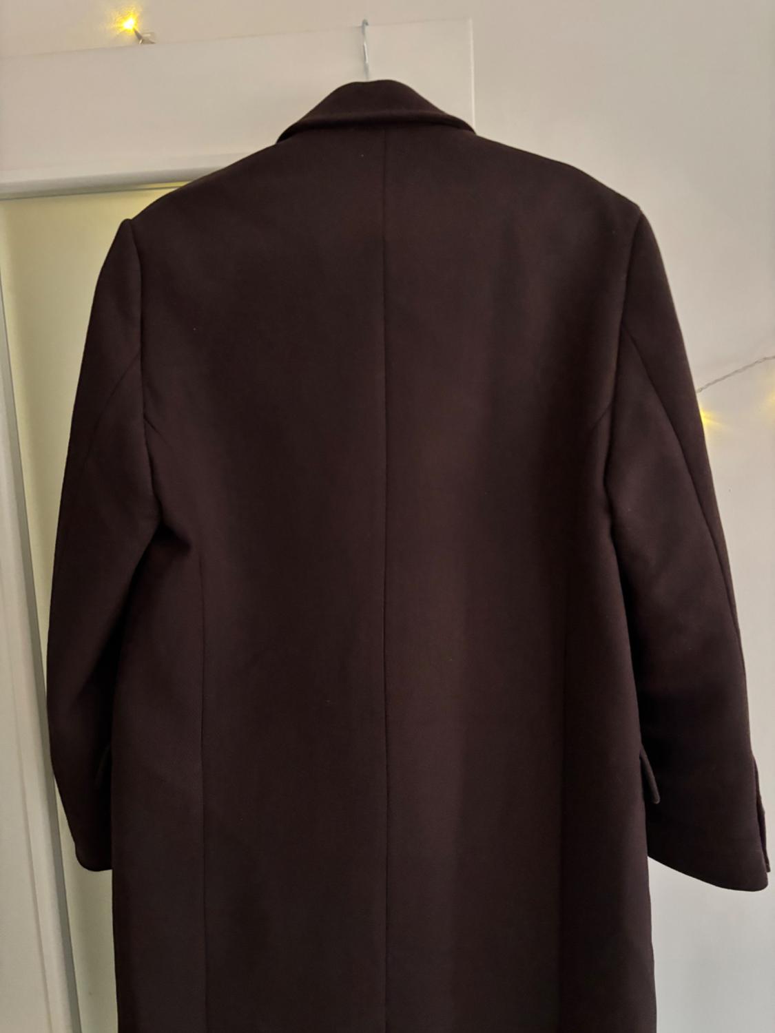 ZW COLLECTION OVERSIZE DOUBLE-BREASTED COAT WITH WOOL - Image 9
