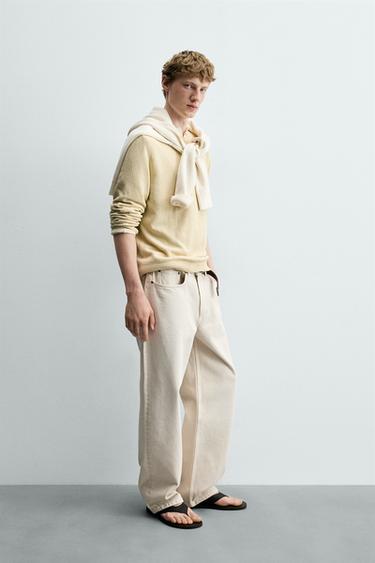JEAN BAGGY FIT - Écru de Zara - Image 3