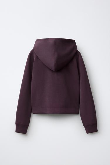 WORKOUT HOODIE JACKET — Eggplant 2