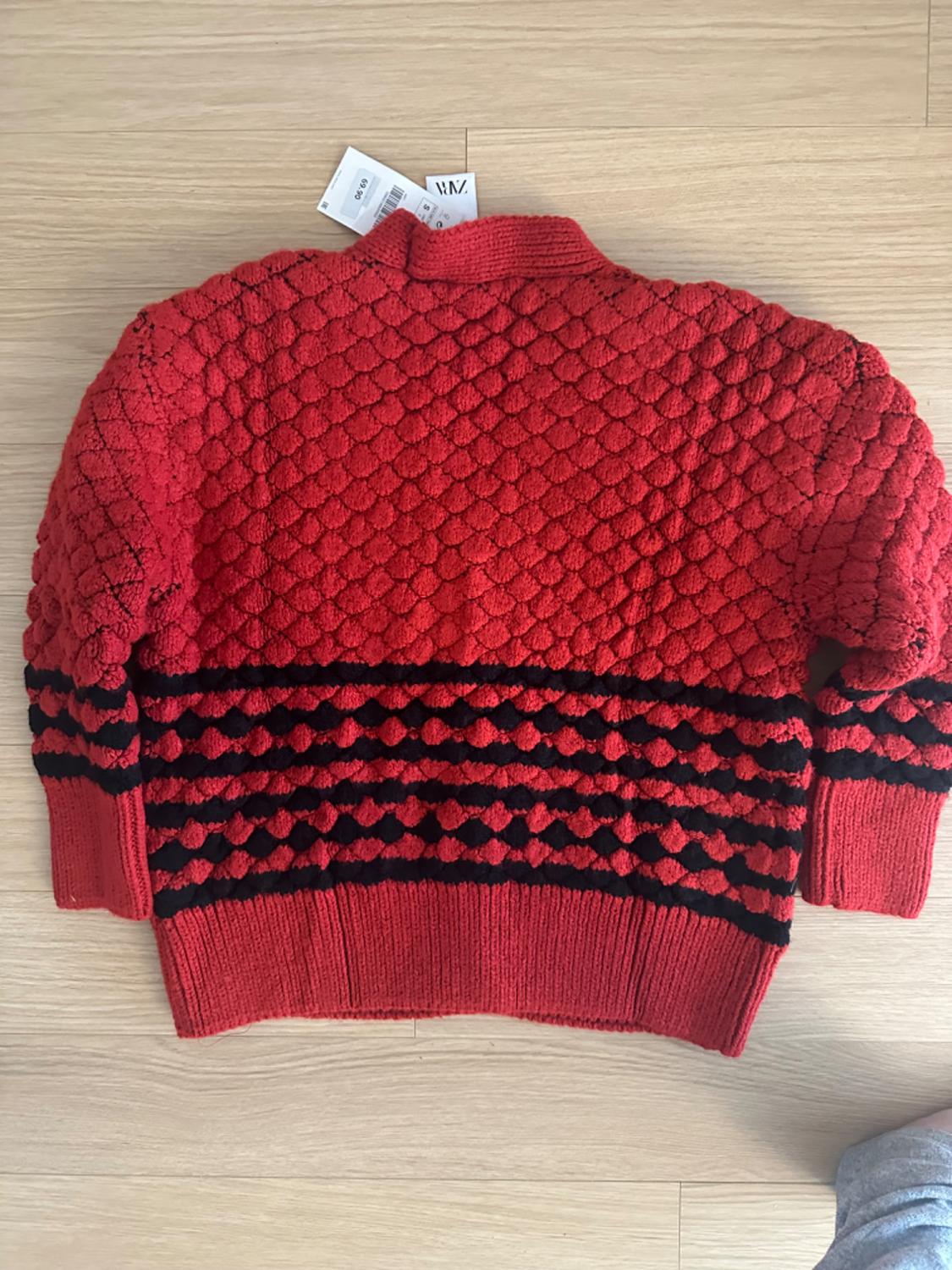 OVERSIZED KNIT CARDIGAN - Image 3
