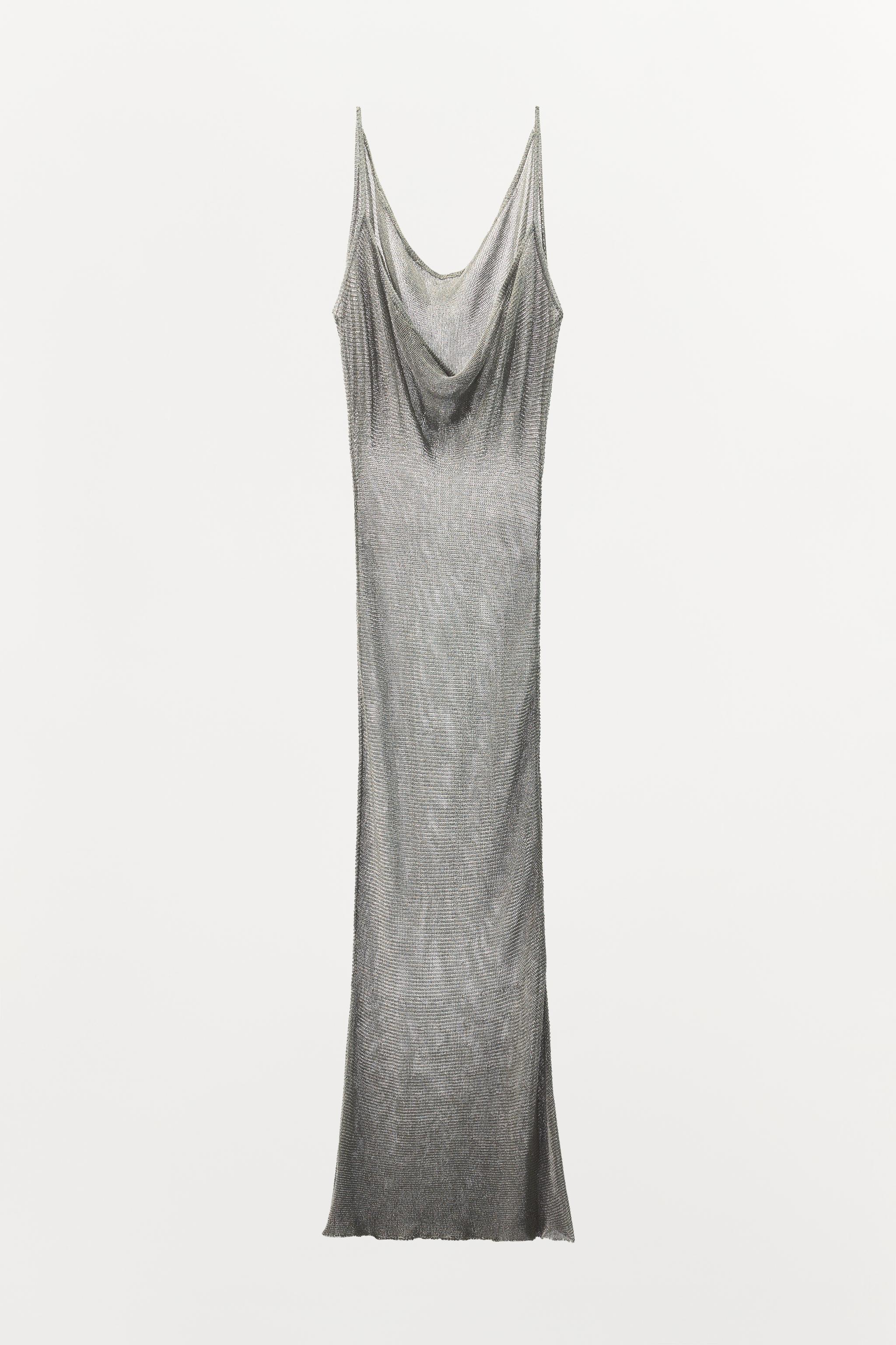 METALLIC THREAD MESH DRESS LIMITED EDITION