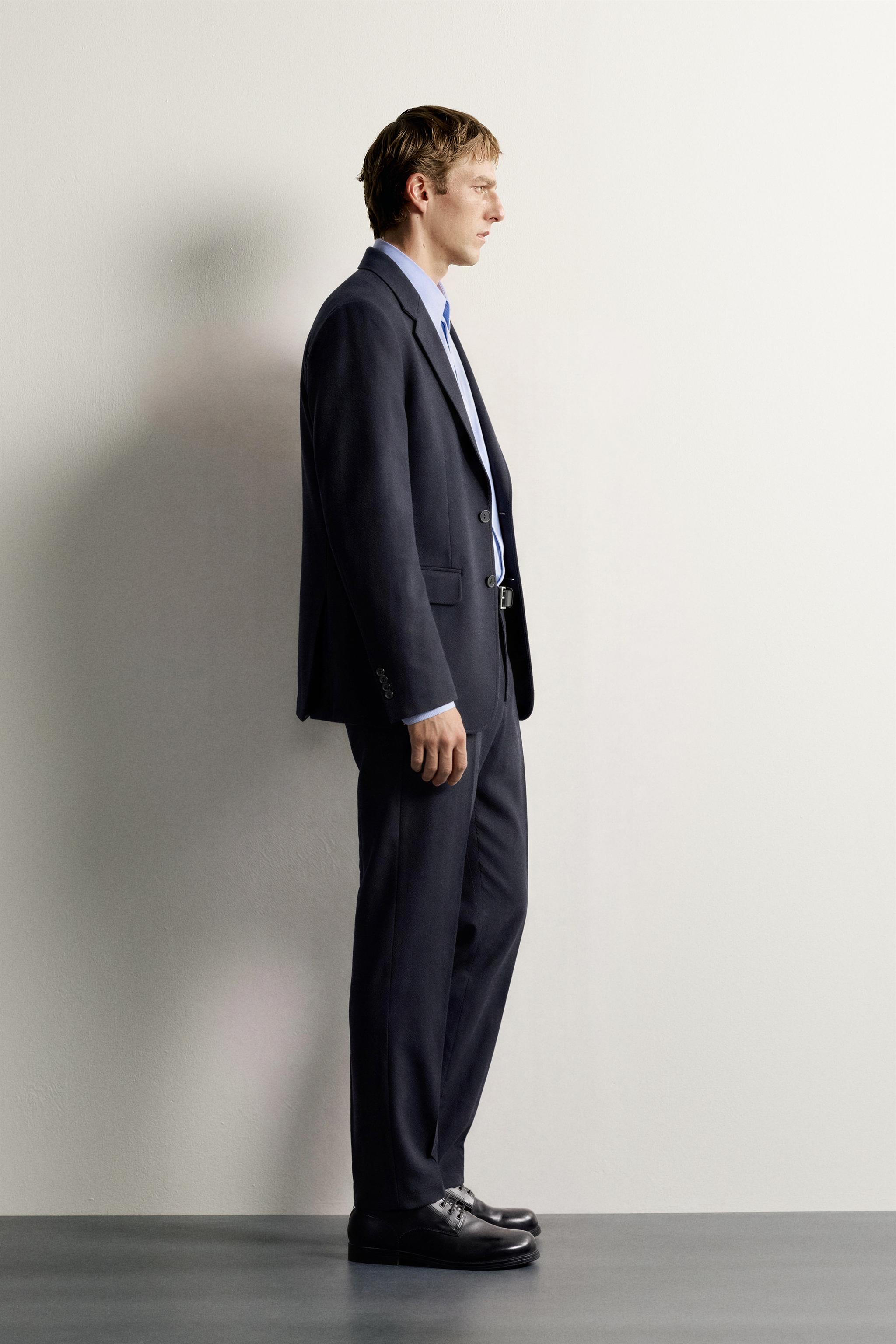 BLAZER DE COSTUME 100 % LAINE AARON LEVINE X ZARA