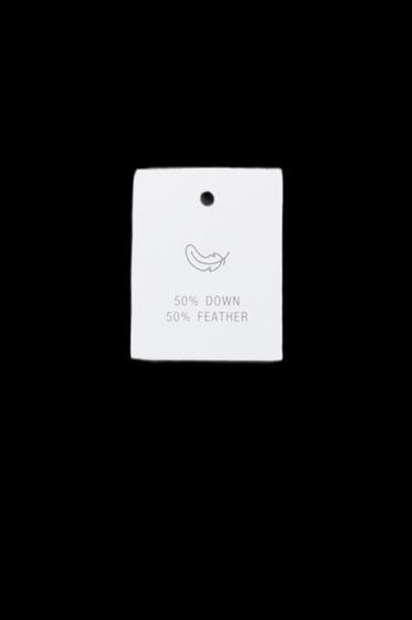WATER-REPELLENT LONG DOWN JACKET - Black by Zara