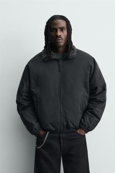 Zara COMBINED TECHNICAL JACKET - Black