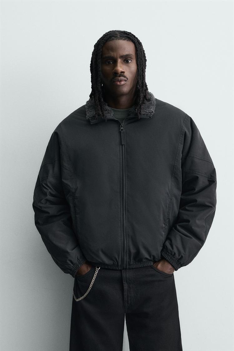 ZARA CONTRAST TECHNICAL JACKET