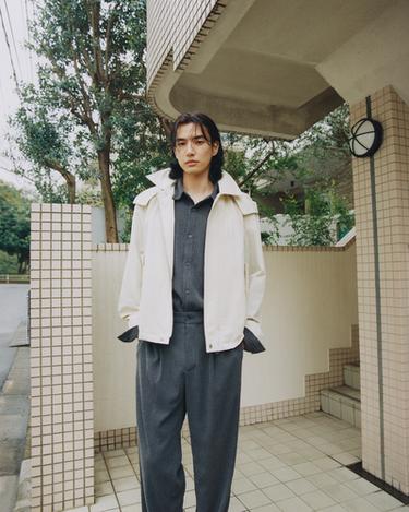 룩 - Zara 다크 석류