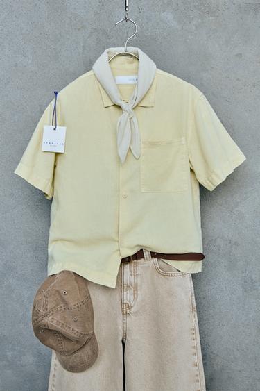 STORIESZ - SRAJCA S PRELIVANJEM BARV IZ MEŠANICE LANU IN BOMBAŽA -  de Zara - Slika 0