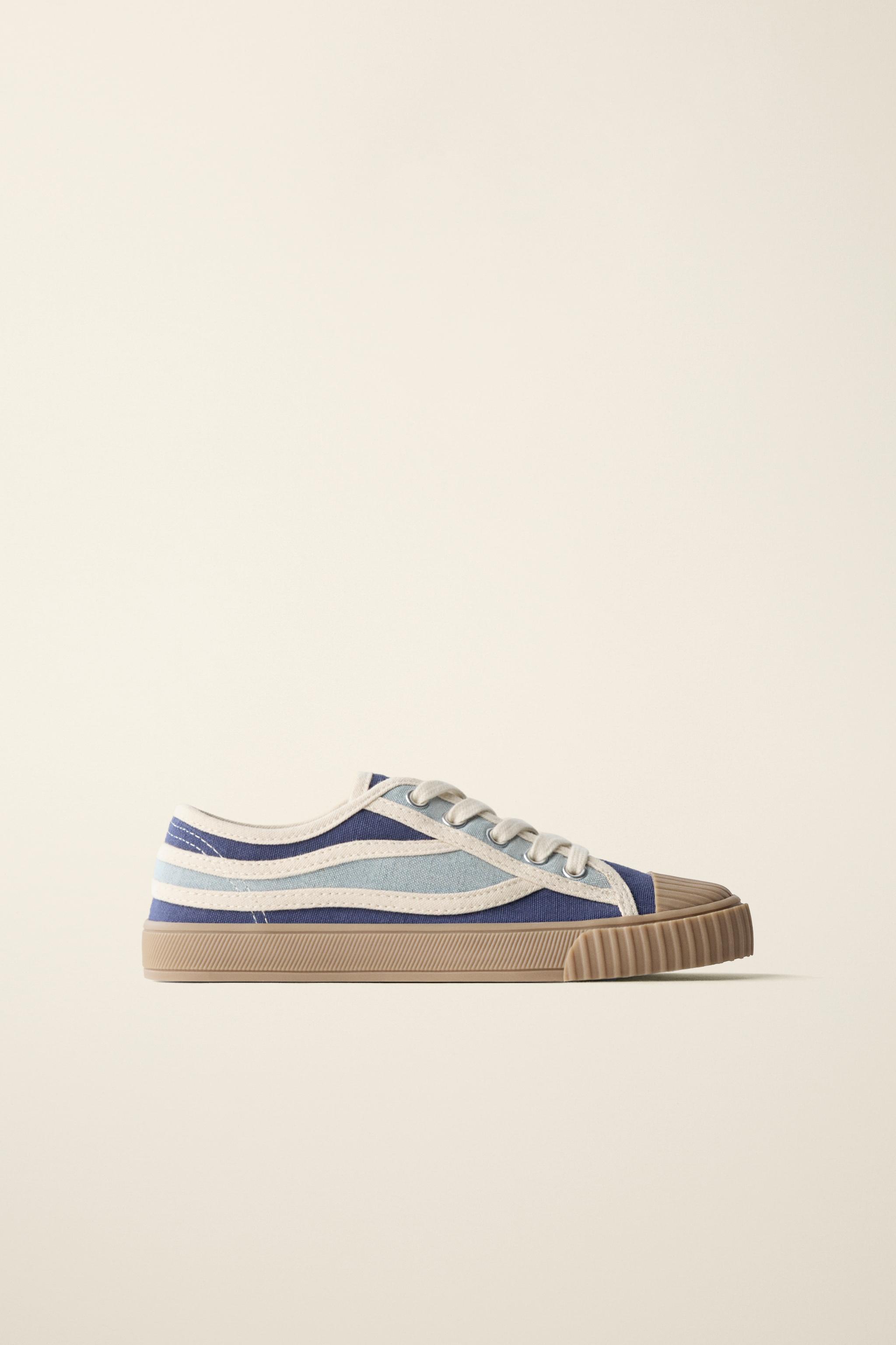SNEAKERS CREATED BY CARAMEL LONDON X ZARA — Blue