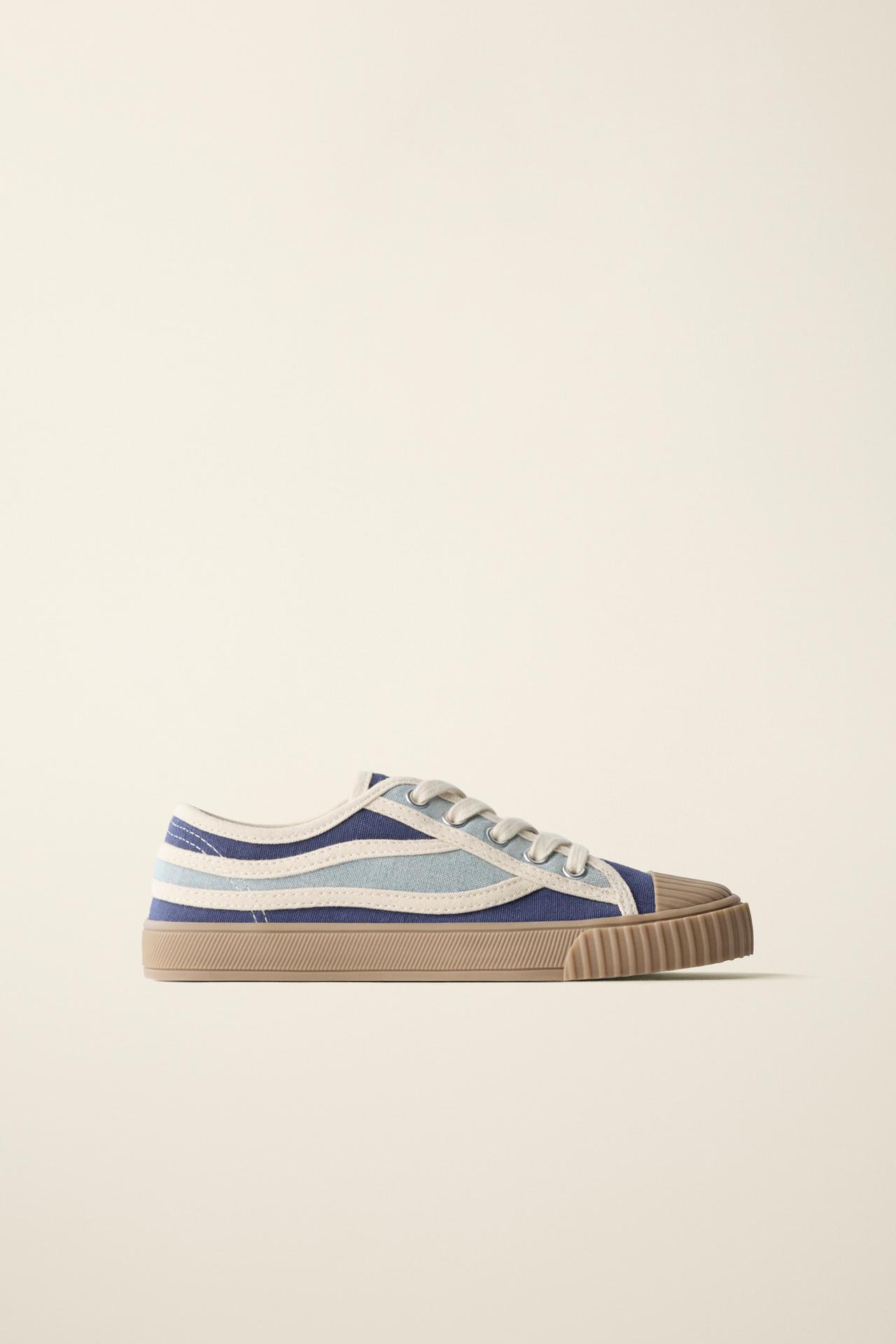 SNEAKERS CREATED BY CARAMEL LONDON X ZARA — Blue