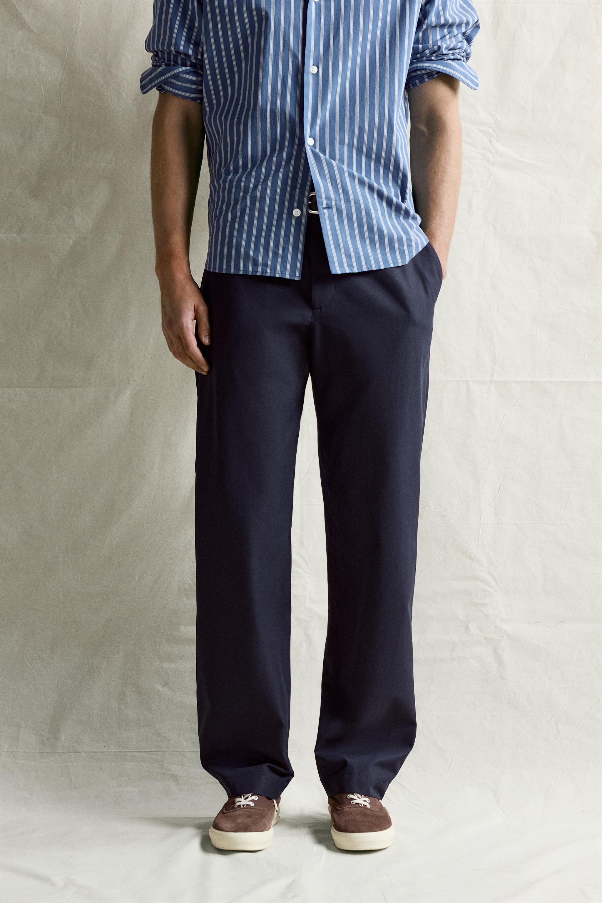 COMFORT RELAXED-FIT TROUSERS
