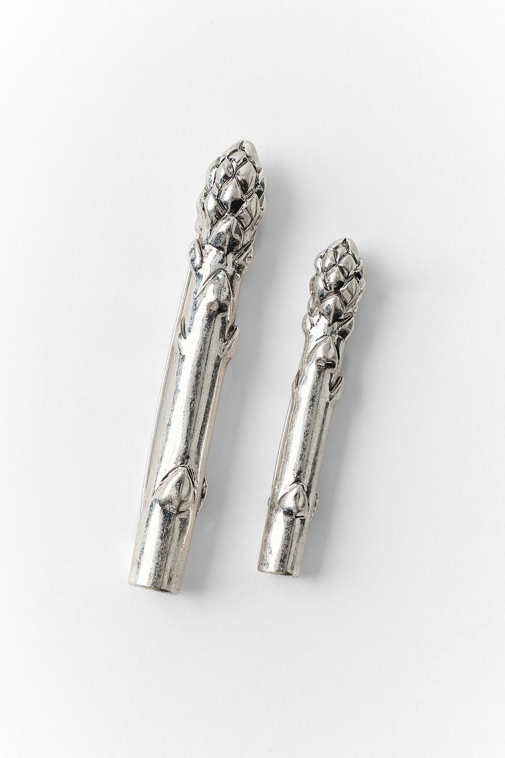 PACK OF 2 ASPARAGUS BROOCHES