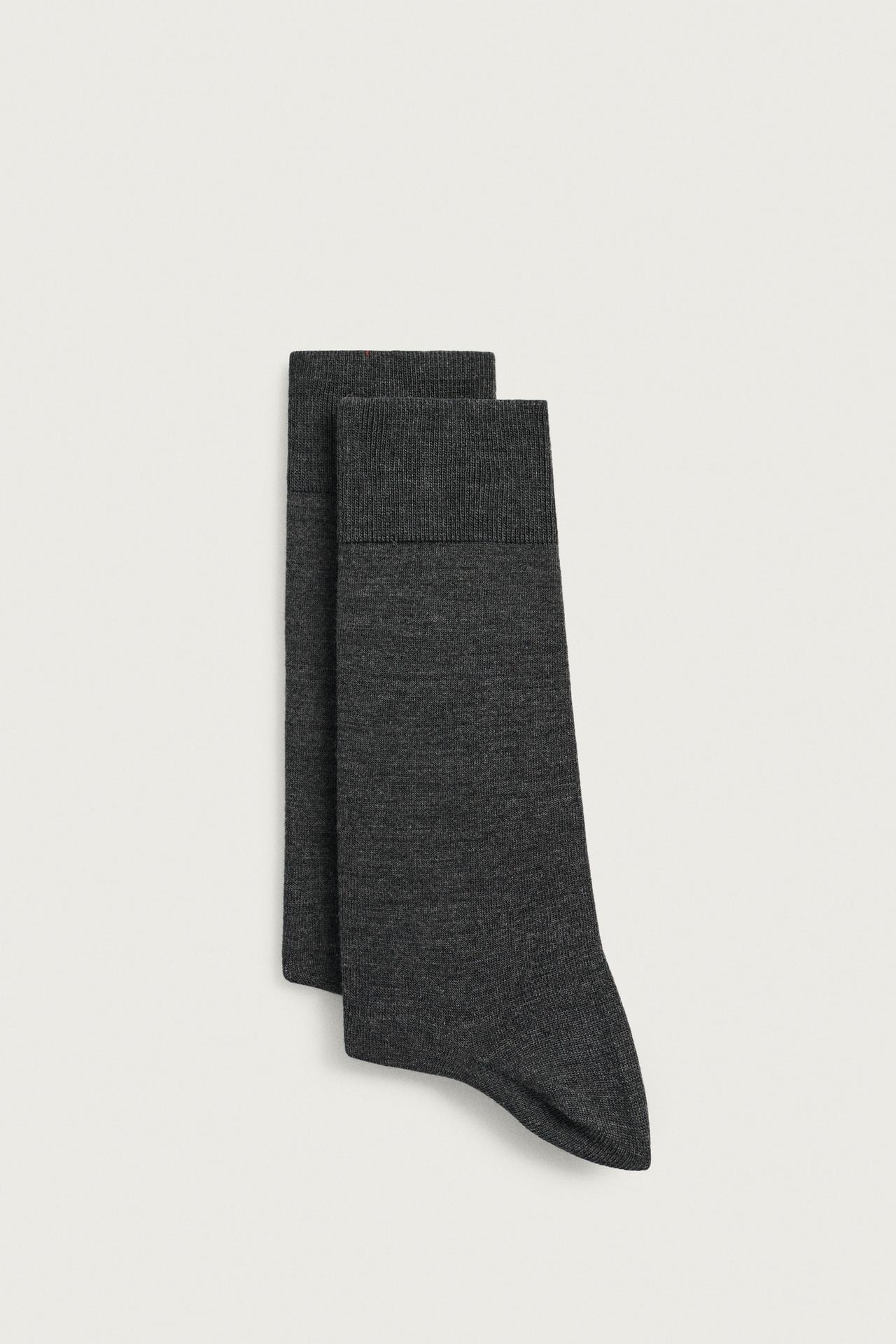 2-PACK LIGHTWEIGHT SOCKS — Gray