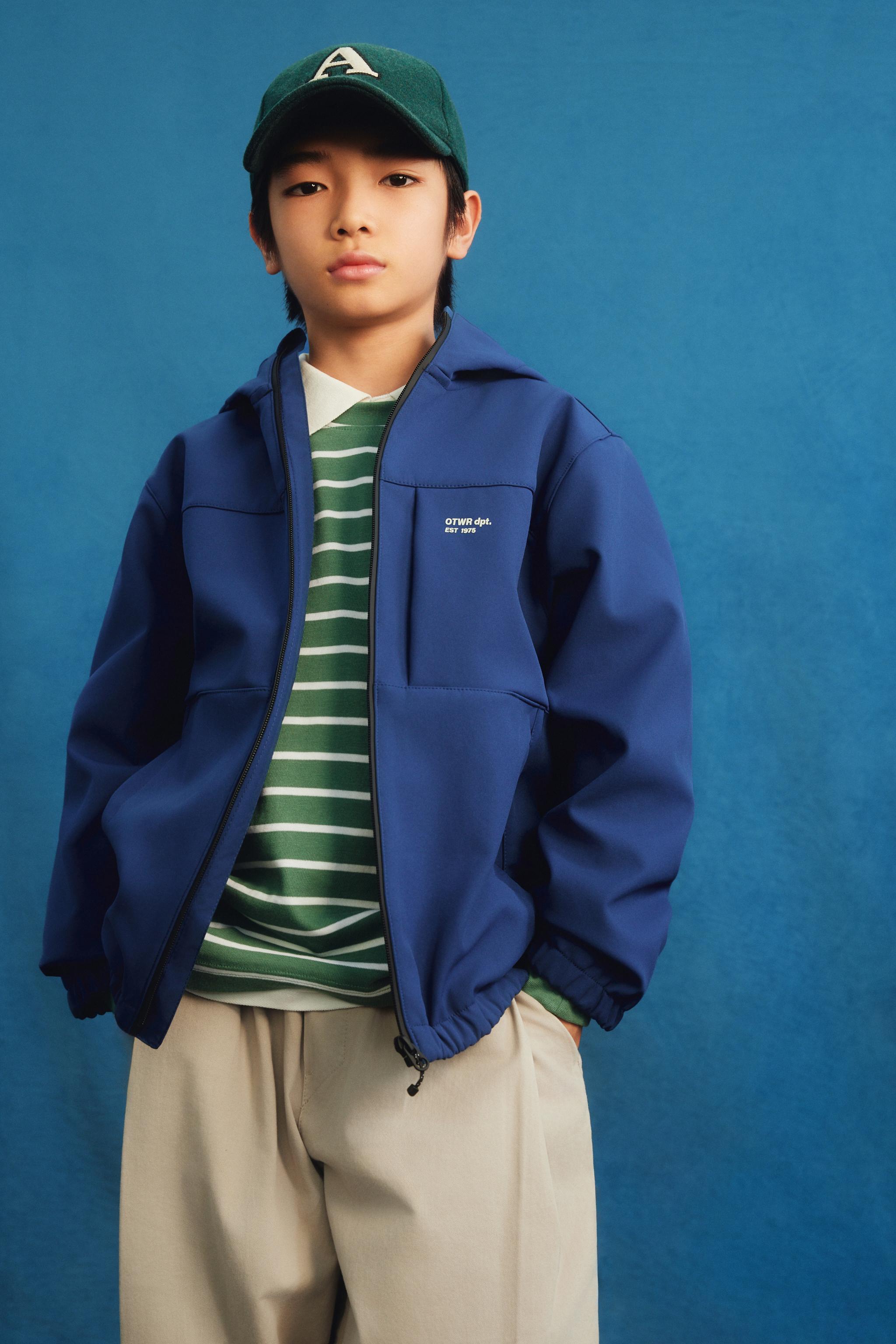 CHKE 1973 星柄・ストライプトップスセット ヘビーウェイトストライプ柄Tシャツ - 緑の線 | ZARA Japan / 日本