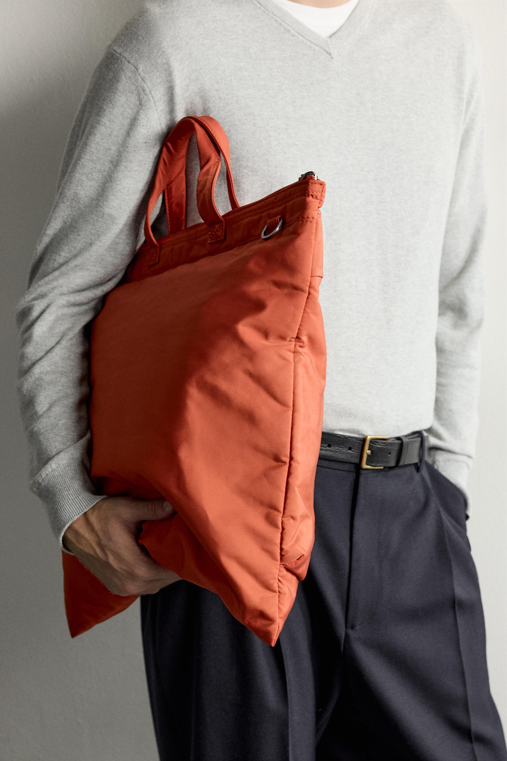Zara Naylon Tote Çanta görsel 2