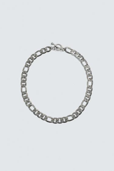 VÒNG CỔ XÍCH KIM LOẠI - Màu bạc từ Zara