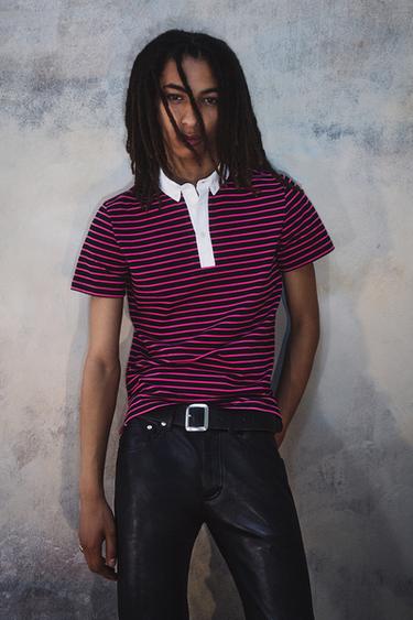 STRIPED POLO SHIRT BOBBY GILLESPIE X ZARA - striped by Zara