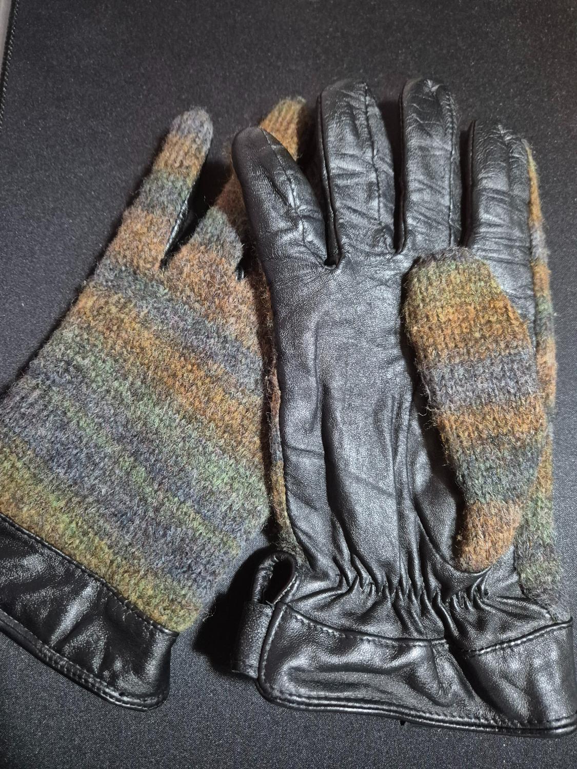 GUANTES PIEL Y TELA - Image 2