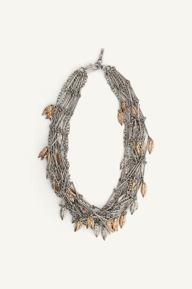 Zara LIMITED EDITION CHAIN NECKLACE - Gold / Silver