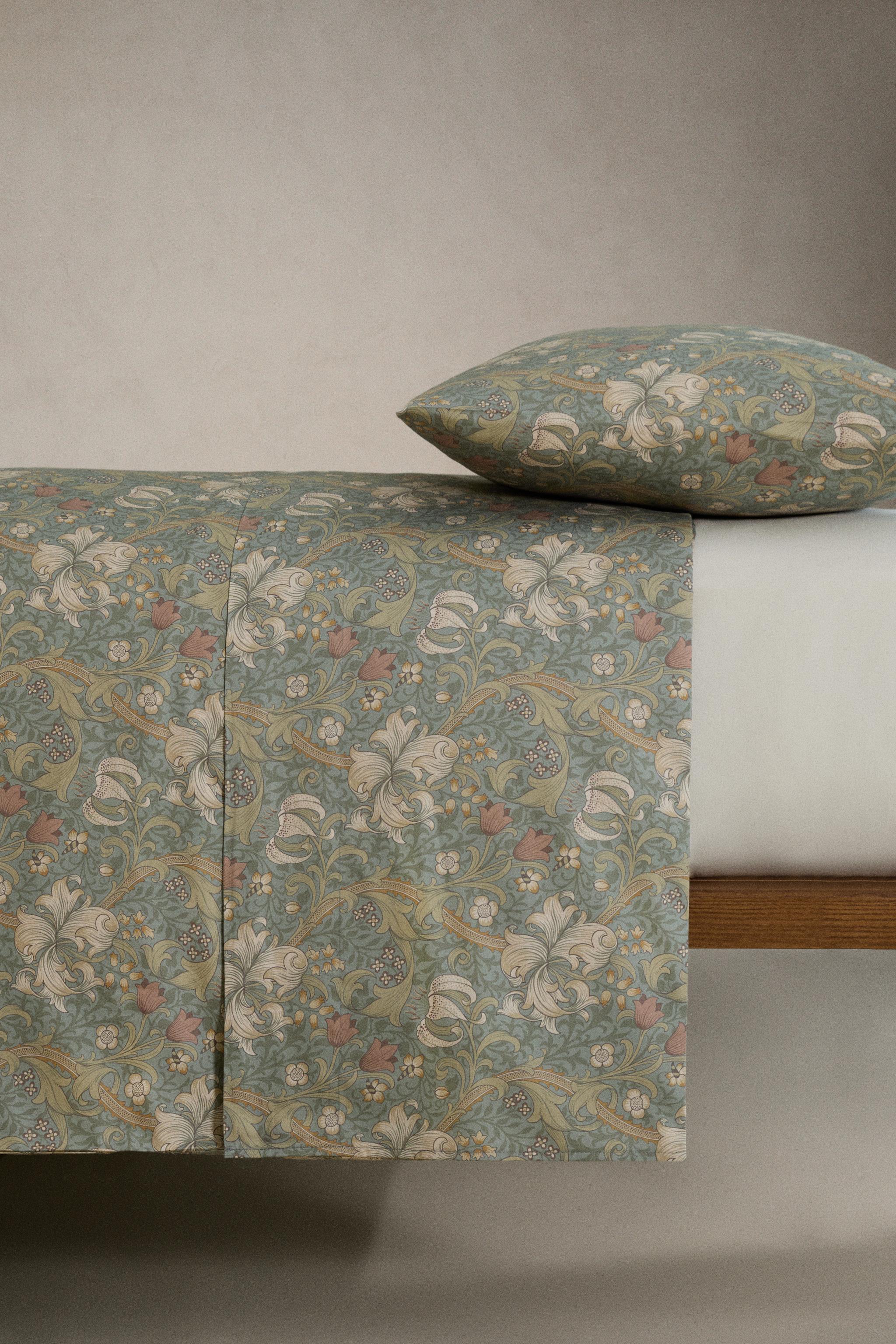 MORRIS & CO. COTTON SATEEN DUVET COVER