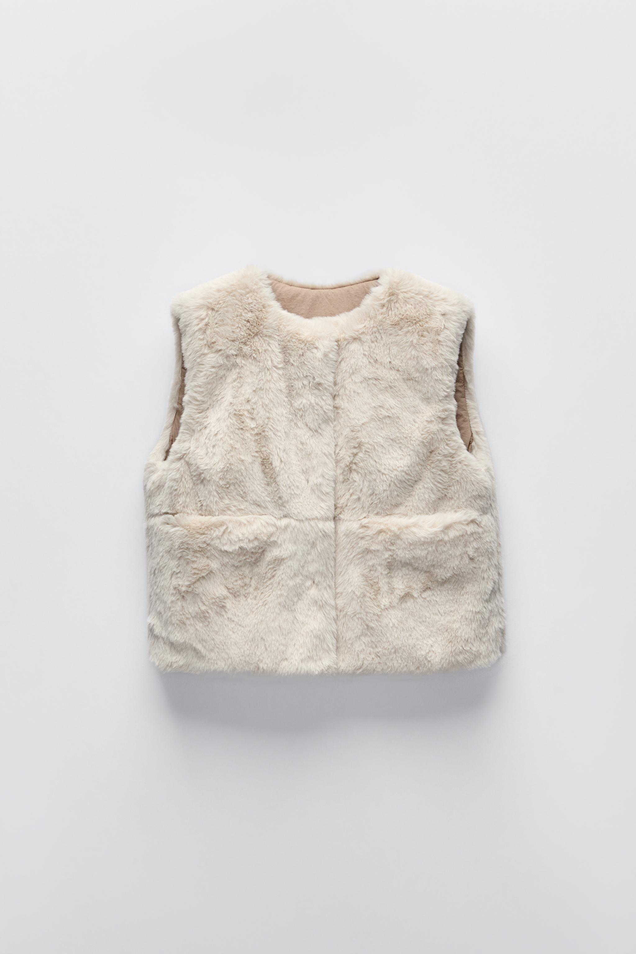 Zara Faux Fur store Vest