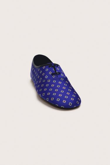 DERBYS IMPRIMÉES LIMITED EDITION - Bleu roi de Zara - Image 2