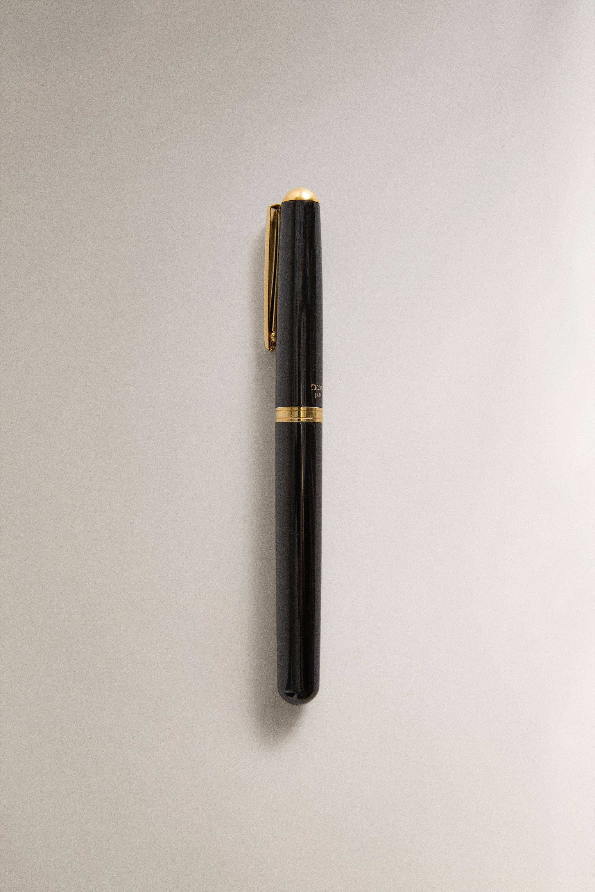 OHTO ALUMINUM AND BRASS FOUNTAIN PEN