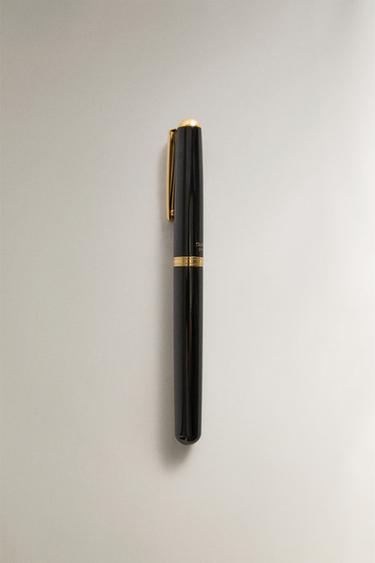OHTO ALUMINIUM AND BRASS FOUNTAIN PEN - Black gold by Zara - Image 0
