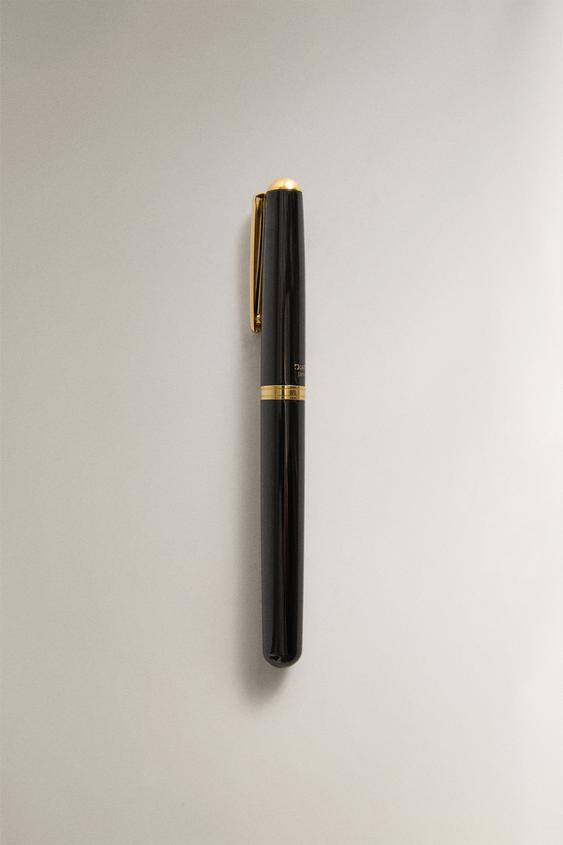 Zara OHTO ALUMINUM AND BRASS FOUNTAIN PEN - Black gold - Image 0