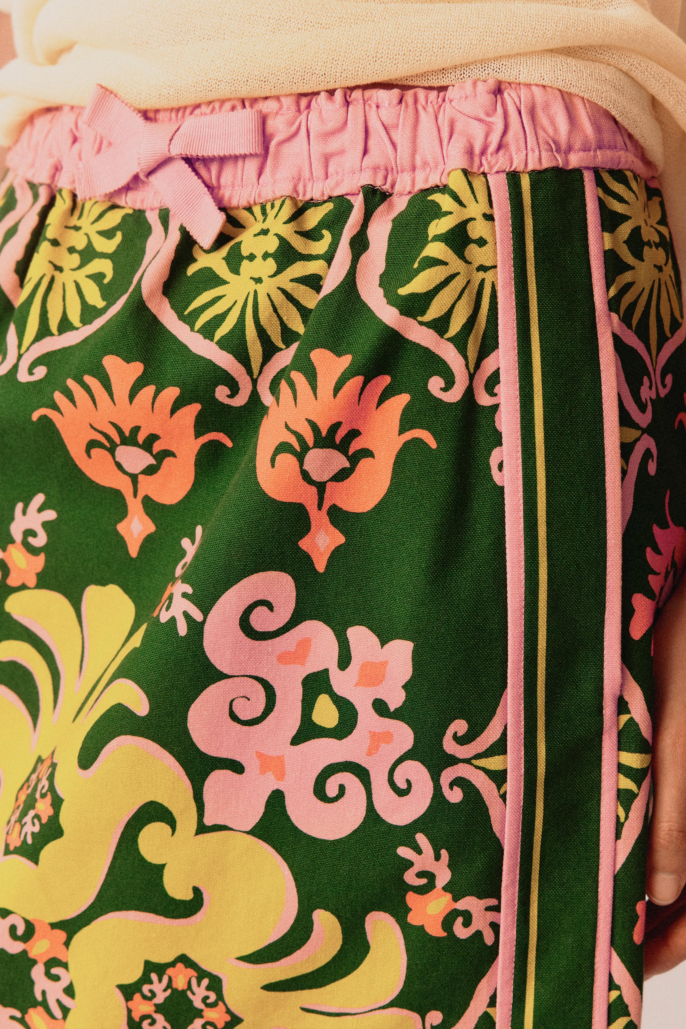 Женские юбки Zara LIMITED EDITION PRINTED MIDI SKIRT — фото 5