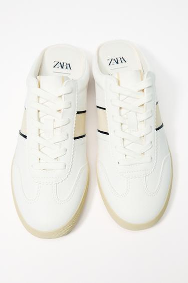 SLINGBACK TRAINERS - Ecru White by Zara