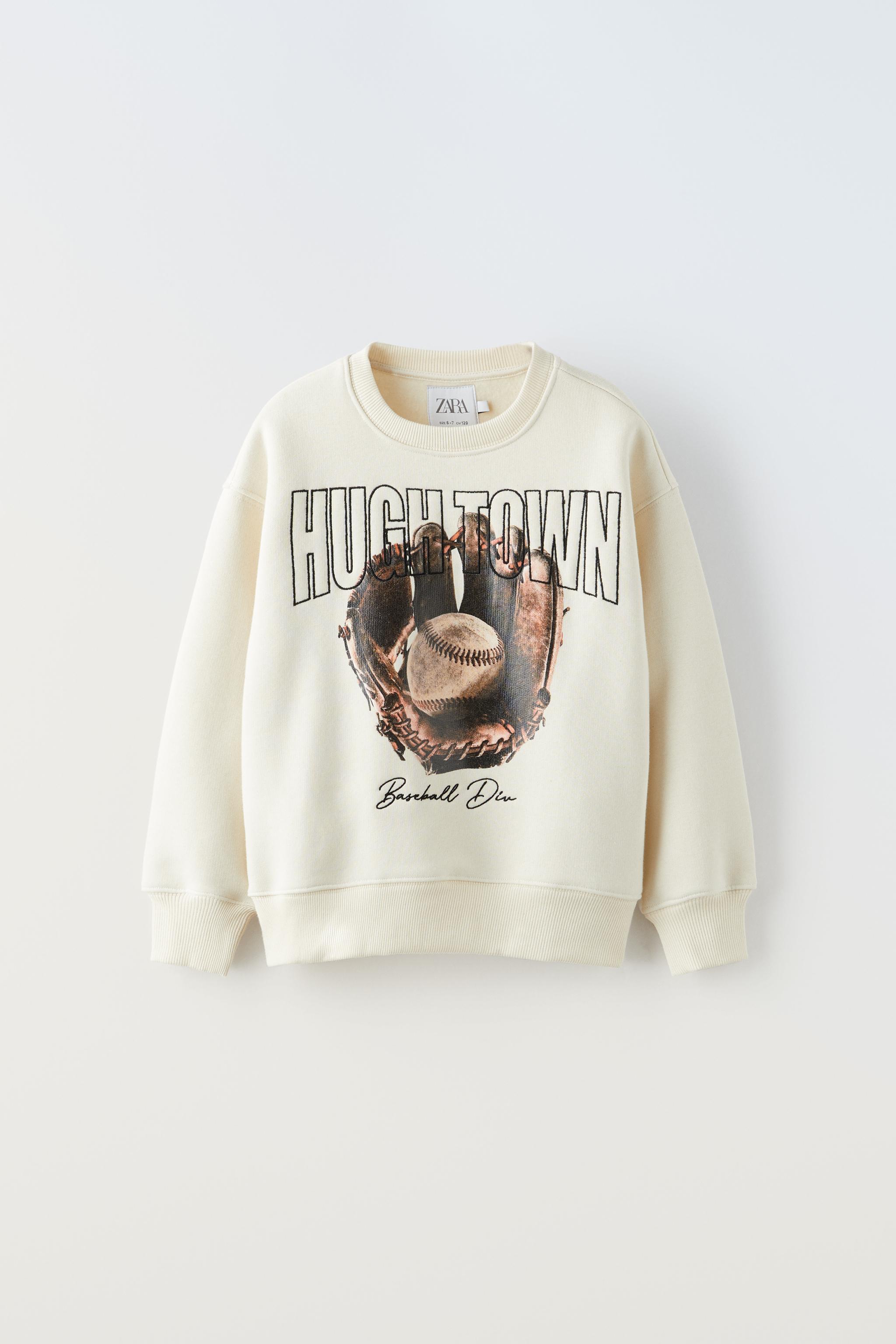 BASEBALL GLOVE SWEATSHIRT White ZARA United States