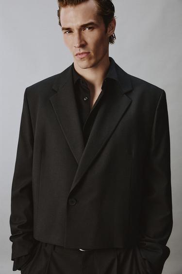 BLAZER COURT DE COSTUME - Noir de Zara - Image 5