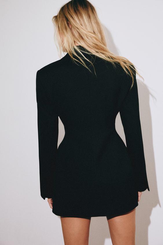 ROBE BLAZER MINI - Noir de Zara - Image 3