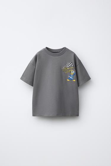 DONALD DUCK RACE © DISNEY T-SHIRT - Anthracite grey by Zara