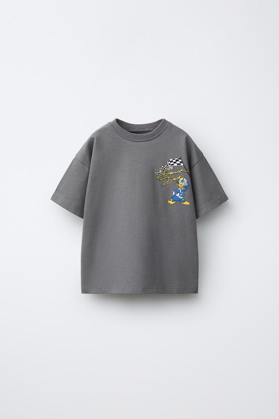 CAMISETA CORRIDA PATO DONALD © DISNEY - Cinza-antracito da Zara - Imagem 0