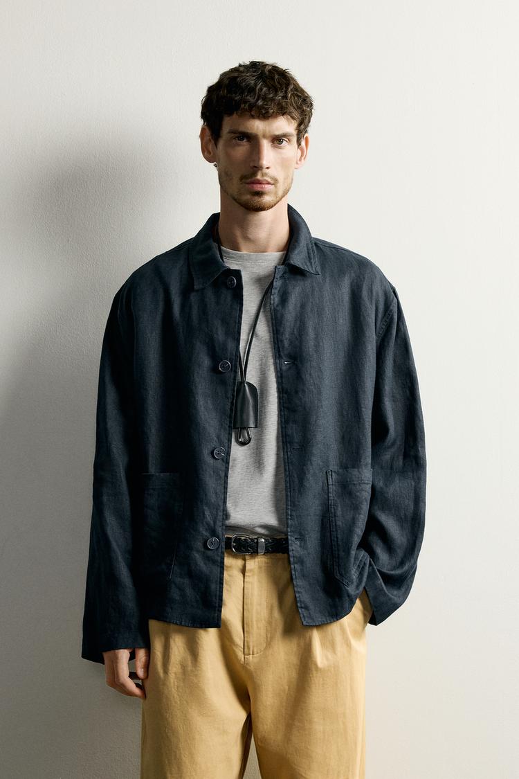 SOBRECAMISA REGULAR FIT 100% LINO