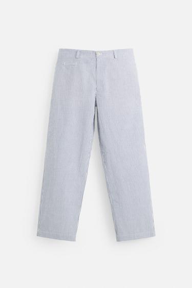 SEERSUCKER-HOSE - Gestreift von Zara