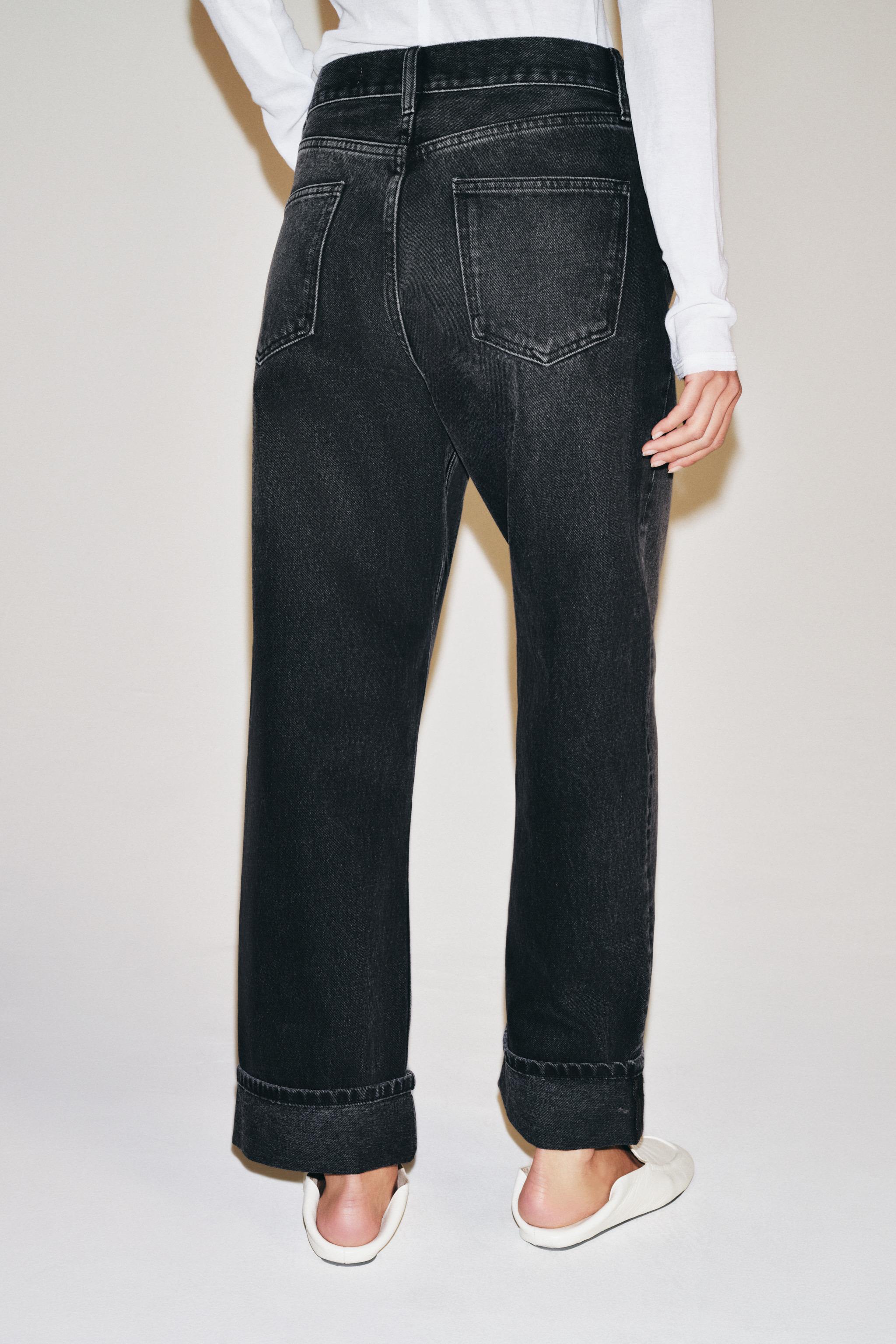 Женские джинсы Zara ZW COLLECTION MID-RISE BAGGY FIT JEANS — фото 3
