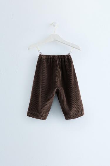 Zara Timeless - Balloon Corduroy Pants — Brown 2