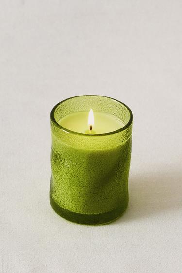 Zaras (155 G) DOFTLJUS BERGAMOT & SANDALWOOD - Naturfärg/grön