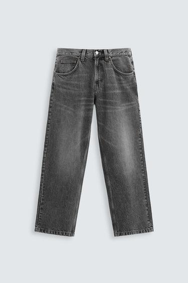 JEANS BAGGY FIT - Carvão da Zara