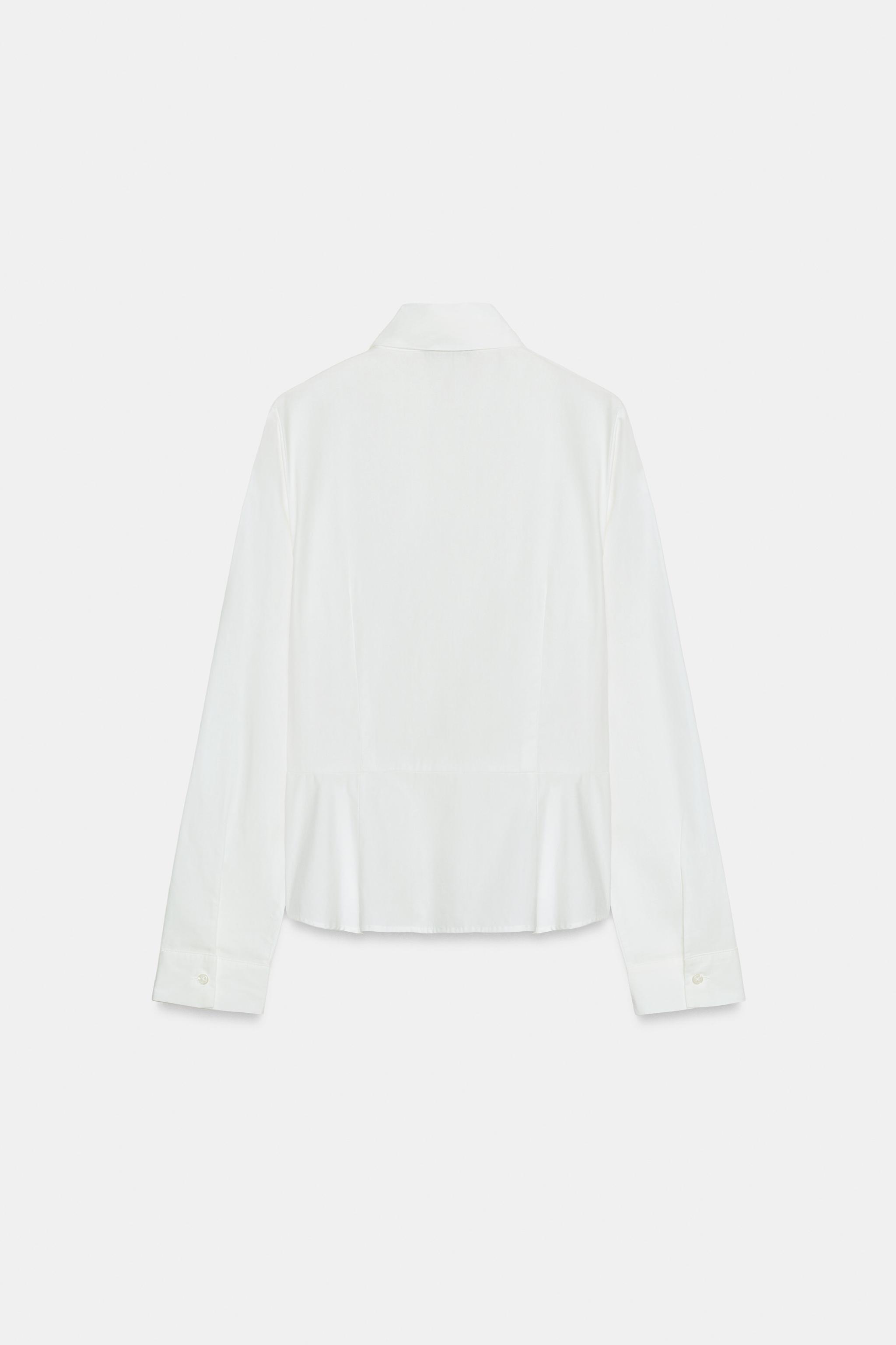 CHEMISE À RAYURES AVEC NŒUD