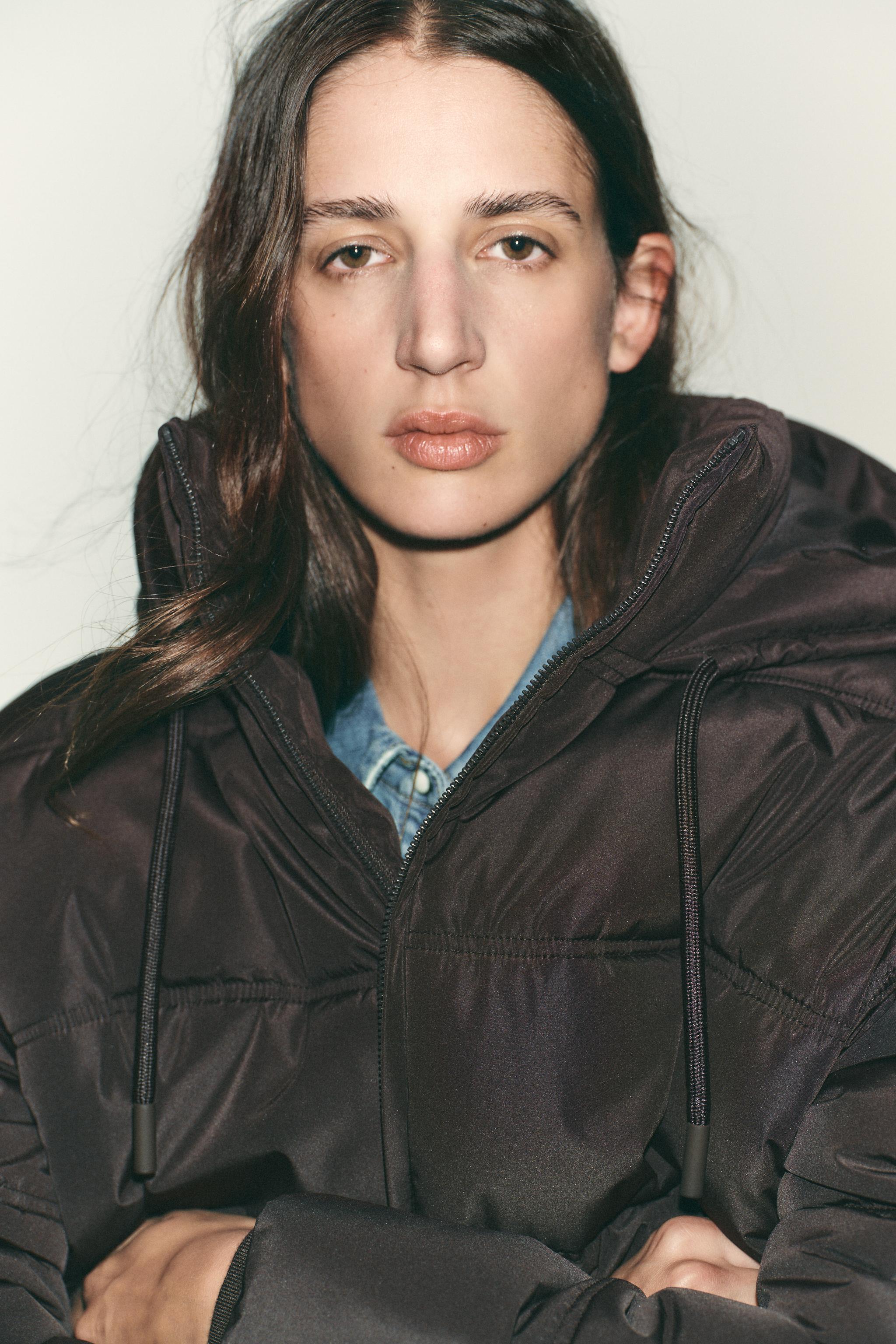 SHORT WATER-REPELLENT WINDPROOF PUFFER ANORAK