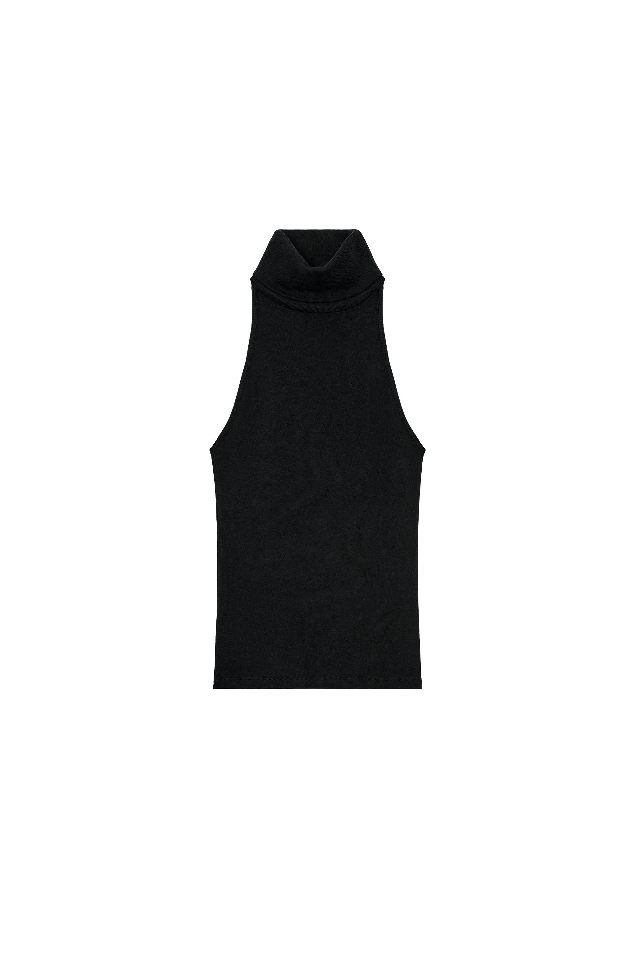 HIGH NECK SLEEVELESS TOP