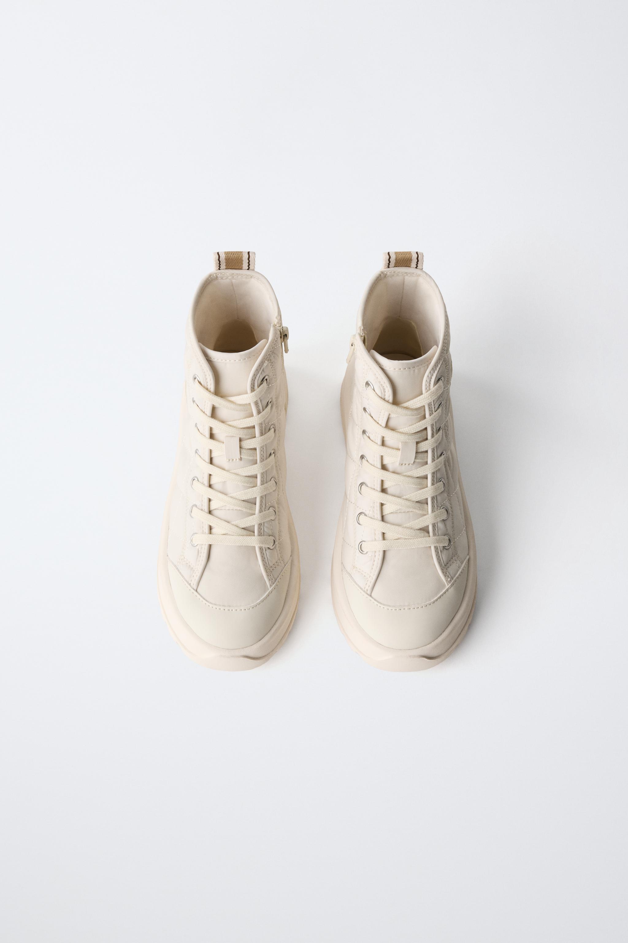 Детские ботинки Zara QUILTED SPORTS ANKLE BOOTS — фото 4