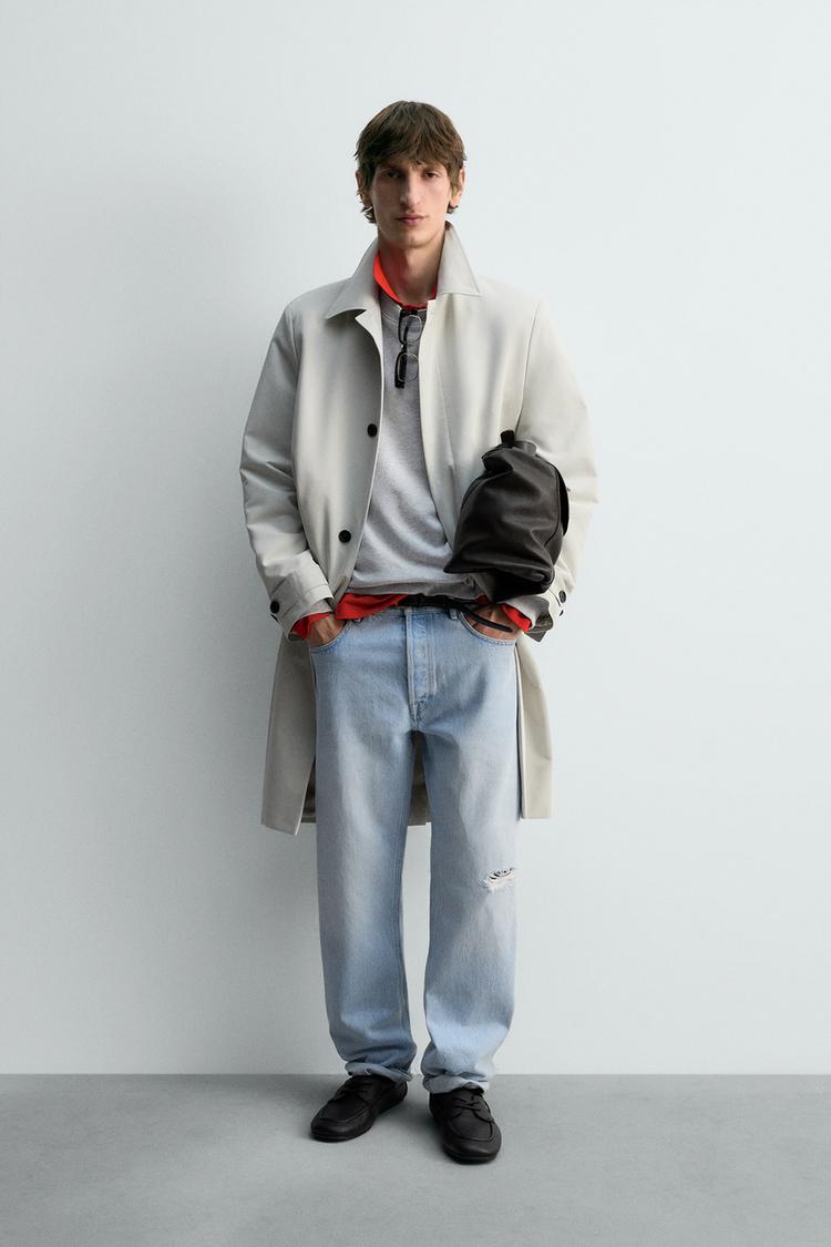 RELAXED FIT TEKNİK TRENÇKOT