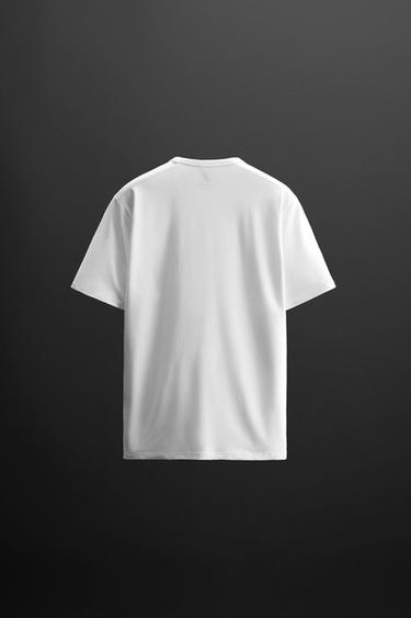 T-SHIRT ENTRAÎNEMENT RELAXED - Blanc de Zara - Image 6